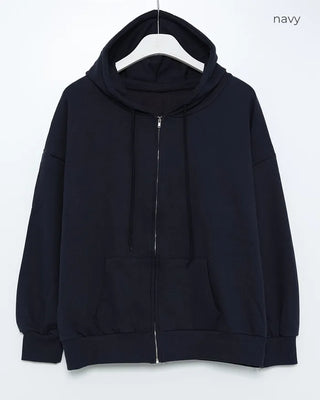 Cropped oversized hoodie