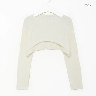 Cropped Rib Knit