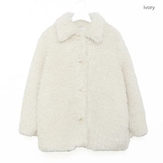 Boa Collar Oversized Jacket