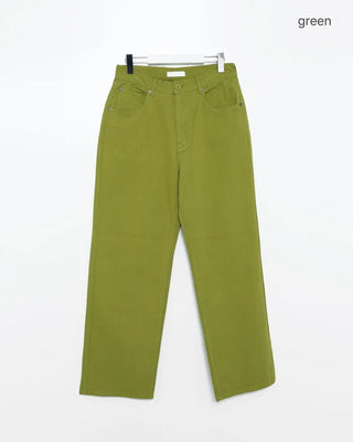 Colored cotton pants