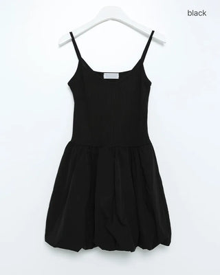 Balloon camisole mini dress