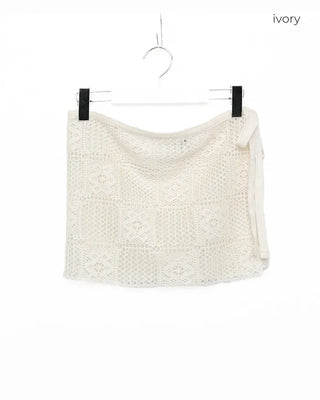 Lace wrap skirt