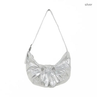Shirring Half Circle Bag