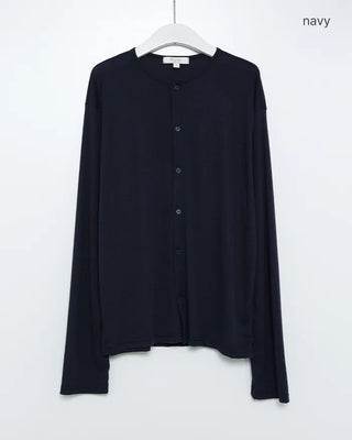 Layered Rib Button Cardigan