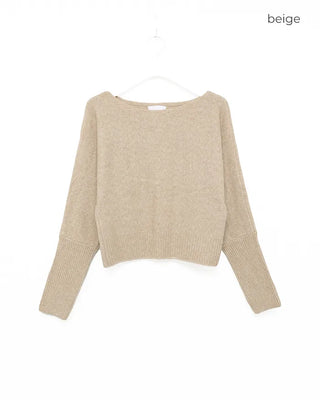 Classic boat neck knit