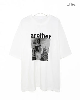 (Unisex) Printed Overfit T-Shirt