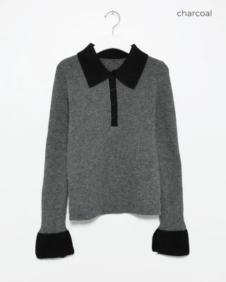 Two-tone knit