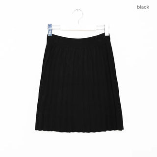 Pleated mini skirt