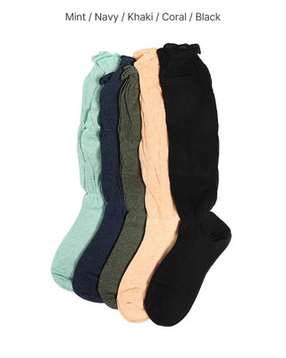 See-through color socks