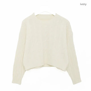 Twisted Cropped Knit