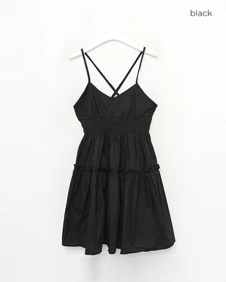 Sleeveless Cancan Mini Dress