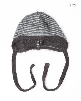 Striped knit hat