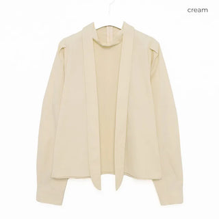Ribbon tie blouse