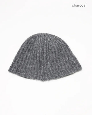 Rib knit beanie