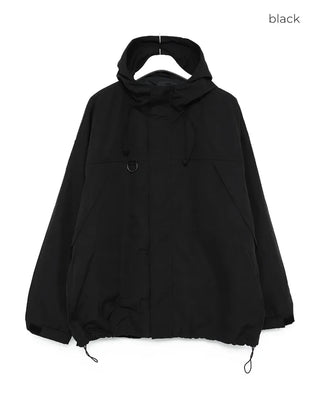 Hooded windbreaker