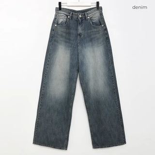 Vintage-like washed denim
