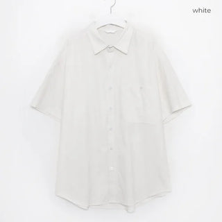 (Unisex) Oversized Short-Sleeve Shirt