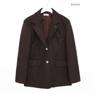 Stitch wool jacket