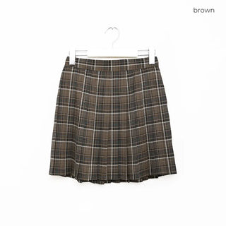 Checkered mini skirt