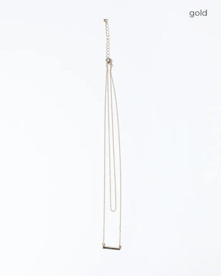 Bar pendant necklace