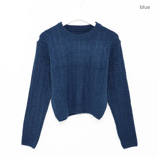 Basic Cable Knit Round