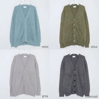 (Unisex) V-neck cardigan