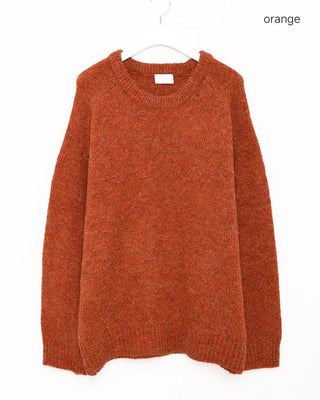 Blurred Round Neck Knit