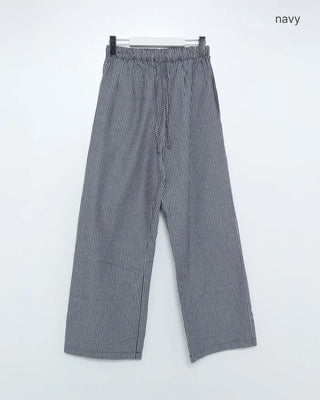 Seersucker striped pants