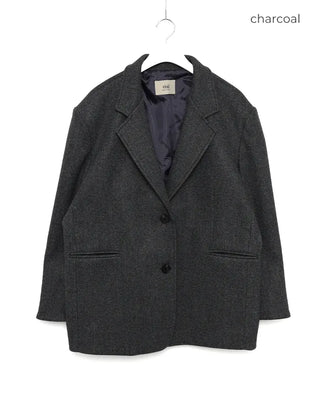 Oversized wool jacket
