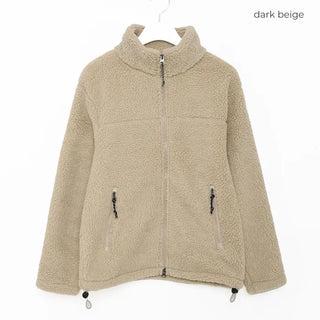 Unisex 2-way boa zip-up jacket