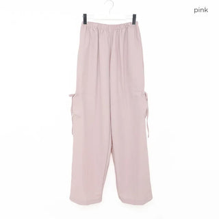 Side Ribbon Pocket Cozy Pants