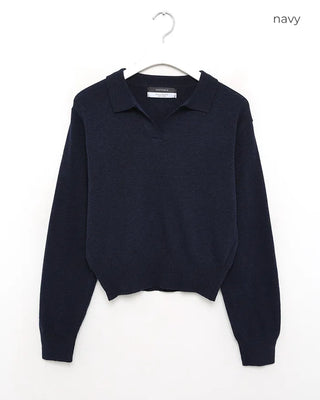 Modern wool color knit