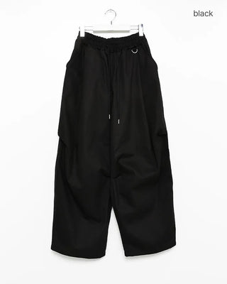 D-ring one-tuck balloon pants