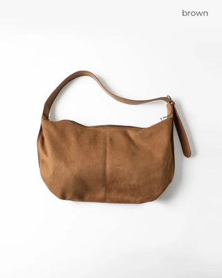 Suede Shoulder & Crossbody Bag