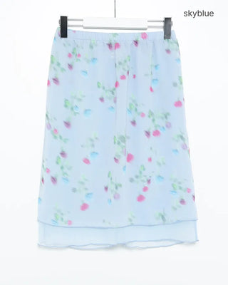 Flower Midi Skirt