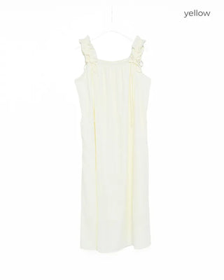 Shoulder String Long Dress