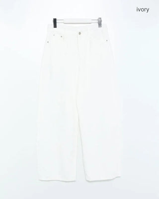 Cotton wide-leg pants