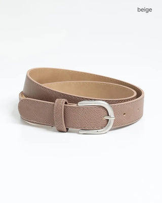 Antique round buckle belt