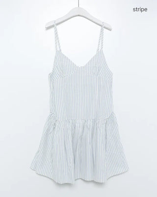 Gathered Bustier Camisole Dress