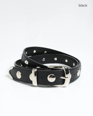 Round studded belt