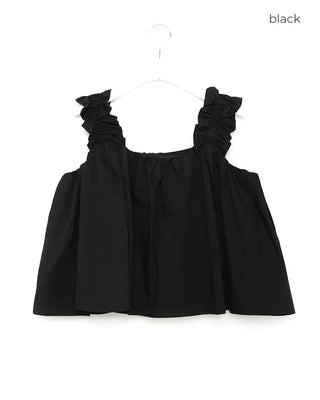 Frill sleeveless blouse