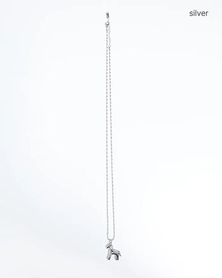 Flower Horse Necklace