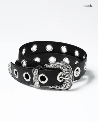 Big Eyelet Western Buckle Belt