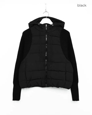 Down parka zip-up
