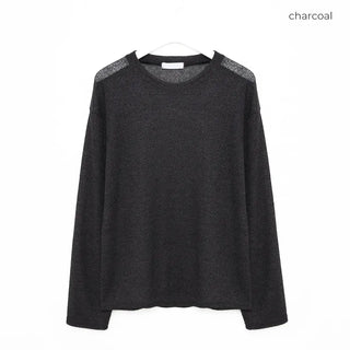 See-through round knit