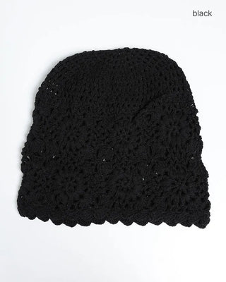 Flower Crochet Beanie