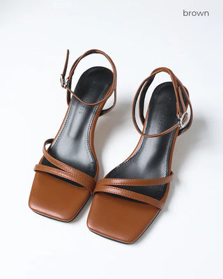 Square strap sandals