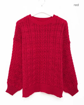 Cable Round Neck Knit