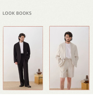 [CULTUM] Relaxed Washable Pleated Trousers