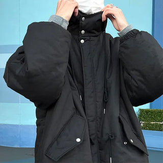 Hooded long jumper
